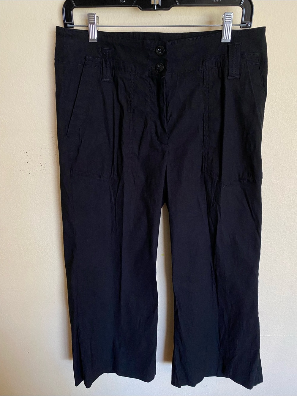 Maeve The Naomi Crop Black Pants
